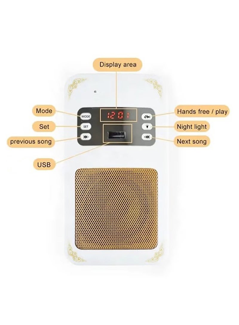 Quran Plug Wireless Bluetooth Speaker Lamp SQ-669 MP3 Audio Playing with APP Function - Image 5